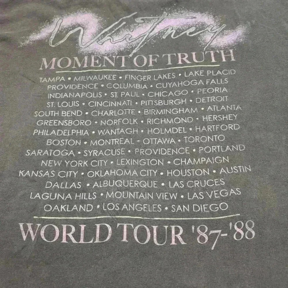 Daydreamer Black Whitney Houston Graphic Tee - Picture 10 of 14